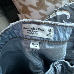 Abercrombie & Fitch Light Blue Ultra High Rise Jeans